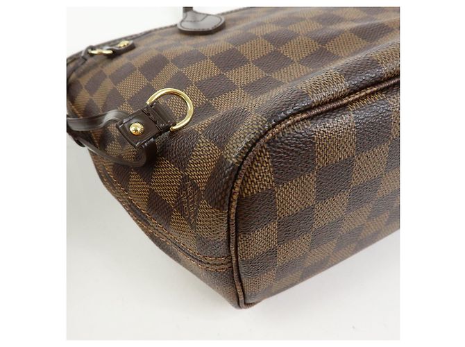 Borsa Louis Vuitton Damier Neverfull PM Borsa a Spalla Ebene N51109 - vista 12