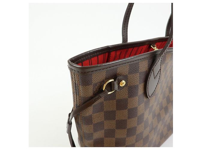 Borsa Louis Vuitton Damier Neverfull PM Borsa a Spalla Ebene N51109 - vista 15