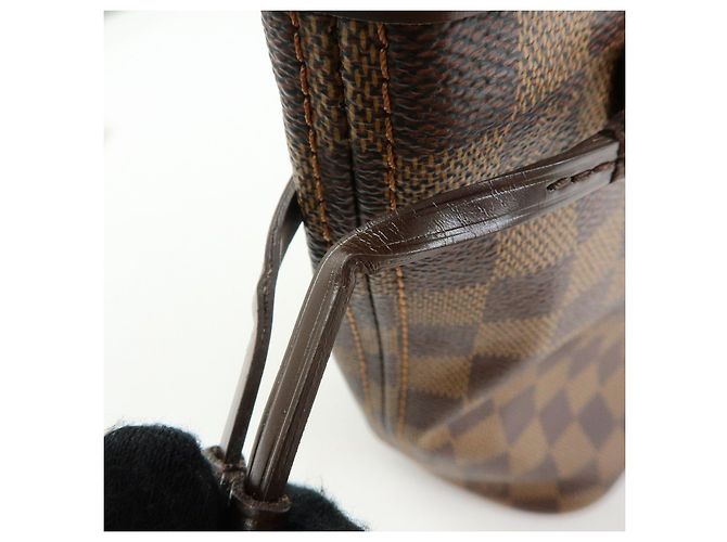 Borsa Louis Vuitton Damier Neverfull PM Borsa a Spalla Ebene N51109 - vista 17