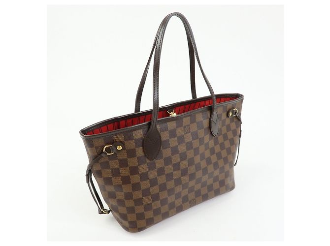 Borsa Louis Vuitton Damier Neverfull PM Borsa a Spalla Ebene N51109 - vista 4
