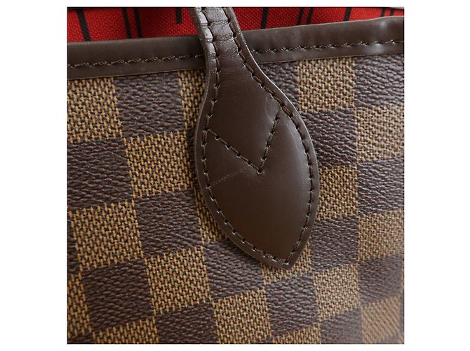 Borsa Louis Vuitton Damier Neverfull PM Borsa a Spalla Ebene N51109 - vista 9