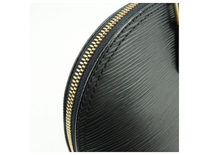 Louis Vuitton Epi Alma PM Leather Hand Bag Noir Black M52142 - vista 16