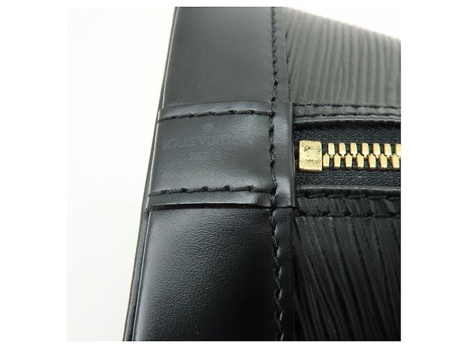 Louis Vuitton Epi Alma PM Leather Hand Bag Noir Black M52142 - vista 21