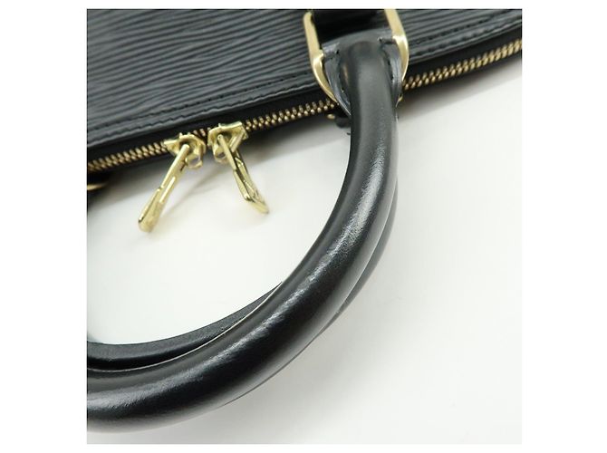 Louis Vuitton Epi Alma PM Leather Hand Bag Noir Black M52142 - vista 8