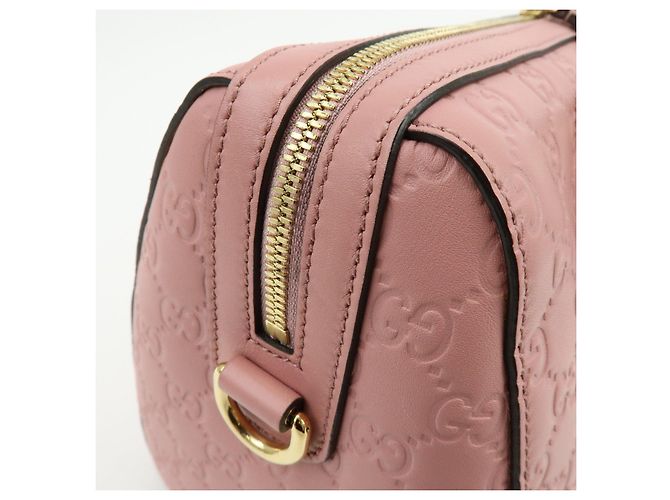 GUCCI Borsa a spalla e a mano 2Way in pelle Guccissima Rosa 453573 - vista 16