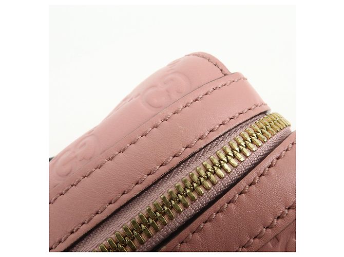 GUCCI Borsa a spalla e a mano 2Way in pelle Guccissima Rosa 453573 - vista 20