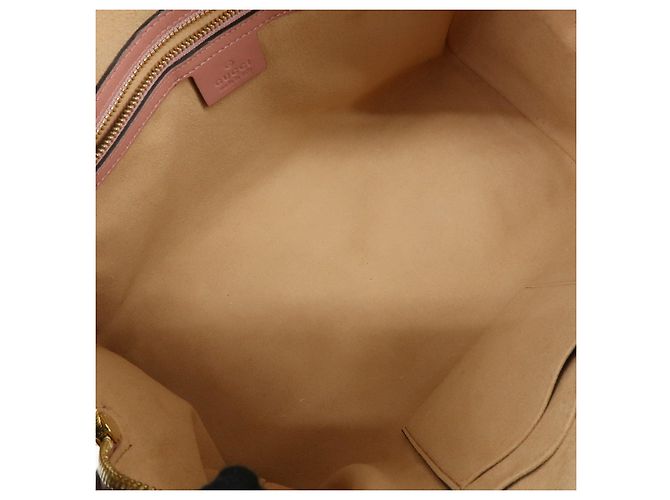 GUCCI Borsa a spalla e a mano 2Way in pelle Guccissima Rosa 453573 - vista 21