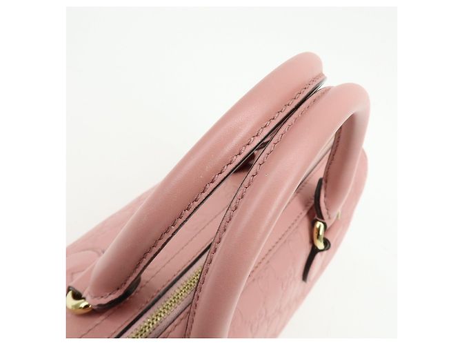 GUCCI Borsa a spalla e a mano 2Way in pelle Guccissima Rosa 453573 - vista 8