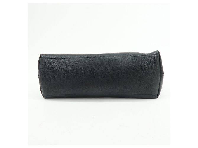 Borsa a tracolla in pelle GUCCI SOHO Interlocking G Chain Nero 536196 - vista 5