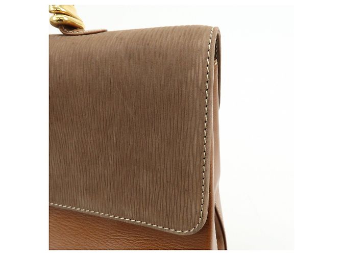 Borsa a tracolla e borsa a mano 2Way LOEWE Velazquez in pelle scamosciata Marrone - vista 14