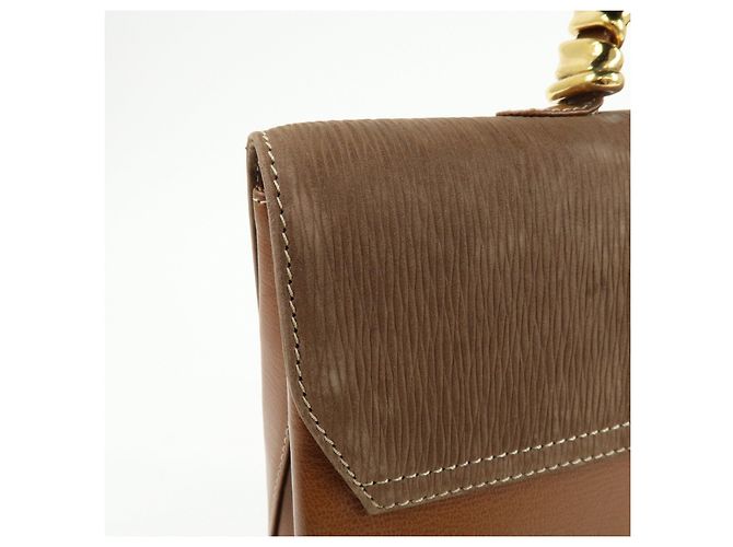 Borsa a tracolla e borsa a mano 2Way LOEWE Velazquez in pelle scamosciata Marrone - vista 16