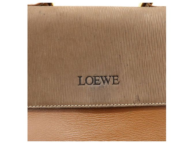 Borsa a tracolla e borsa a mano 2Way LOEWE Velazquez in pelle scamosciata Marrone - vista 17