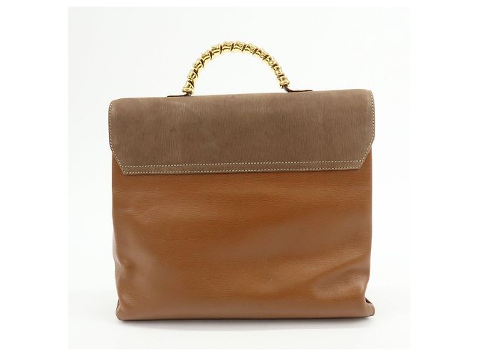 Borsa a tracolla e borsa a mano 2Way LOEWE Velazquez in pelle scamosciata Marrone - vista 2