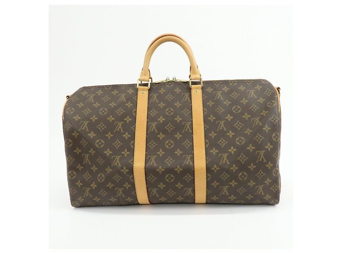 Louis Vuitton Monogram Keep All Bandouliere 50 Boston Bag M41416 - vista 2