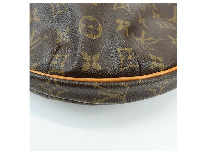 Borsa a tracolla Louis Vuitton Monogram Croissant MM in pelle Marrone M51512 - vista 12