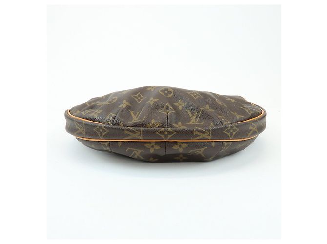 Borsa a tracolla Louis Vuitton Monogram Croissant MM in pelle Marrone M51512 - vista 4