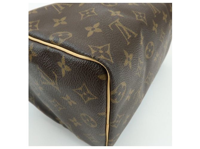 Borsa a mano Louis Vuitton Monogram Speedy 25 Boston Bag Marrone M41528 - vista 12