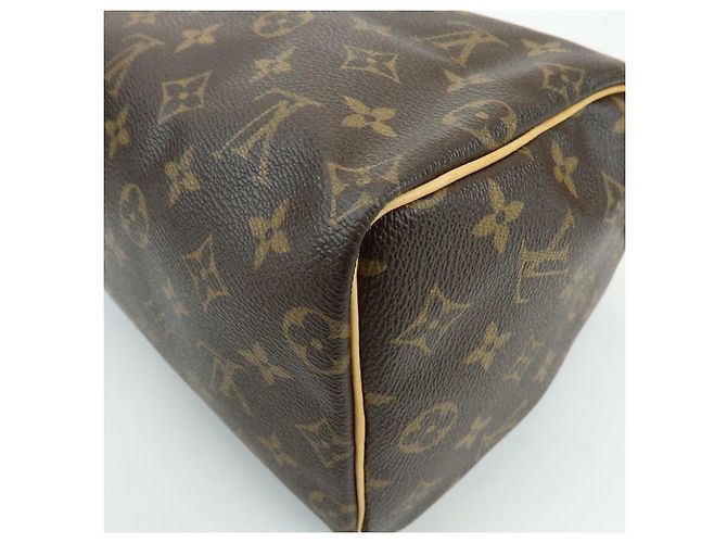 Borsa a mano Louis Vuitton Monogram Speedy 25 Boston Bag Marrone M41528 - vista 13