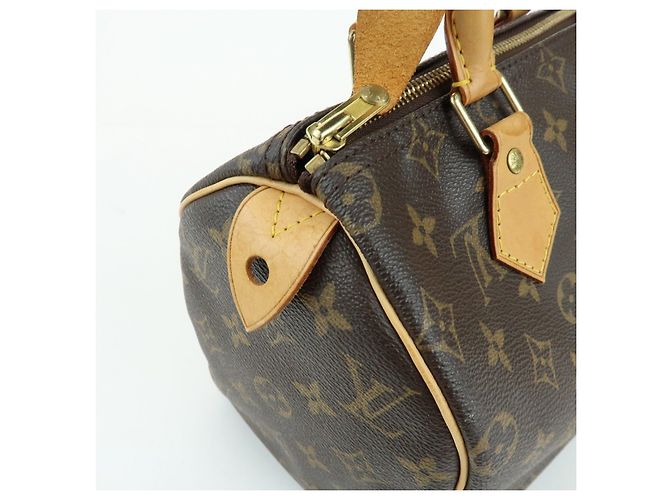 Borsa a mano Louis Vuitton Monogram Speedy 25 Boston Bag Marrone M41528 - vista 15