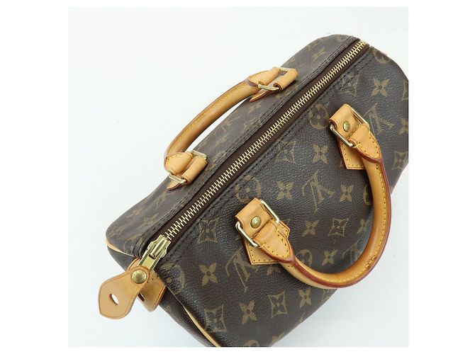 Borsa a mano Louis Vuitton Monogram Speedy 25 Boston Bag Marrone M41528 - vista 19