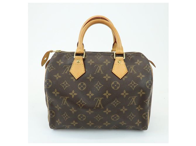 Borsa a mano Louis Vuitton Monogram Speedy 25 Boston Bag Marrone M41528 - vista 2
