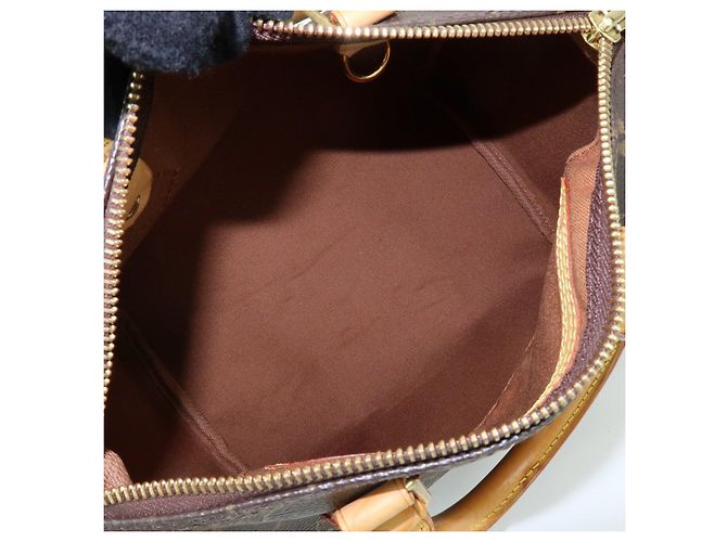 Borsa a mano Louis Vuitton Monogram Speedy 25 Boston Bag Marrone M41528 - vista 20