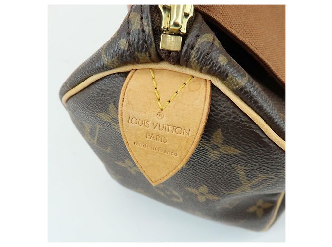 Borsa a mano Louis Vuitton Monogram Speedy 25 Boston Bag Marrone M41528 - vista 23