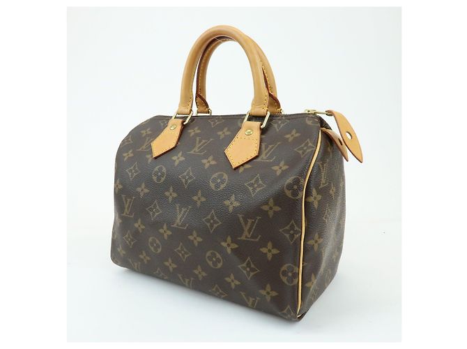 Borsa a mano Louis Vuitton Monogram Speedy 25 Boston Bag Marrone M41528 - vista 3
