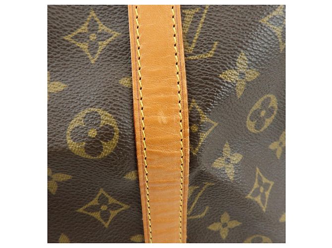 Louis Vuitton Monogram Sac Souple 35 Boston Bag Brown M41626 - vista 14