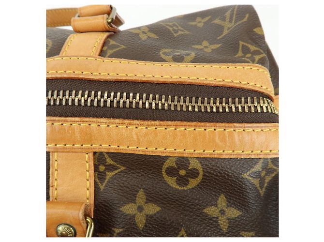 Louis Vuitton Monogram Sac Souple 35 Boston Bag Brown M41626 - vista 15