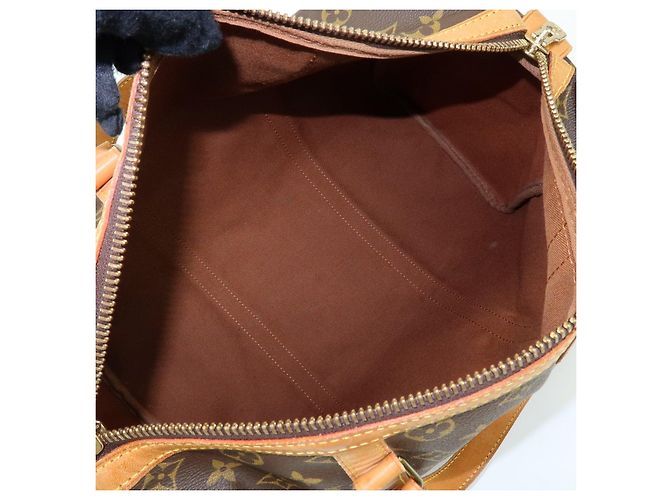 Louis Vuitton Monogram Sac Souple 35 Boston Bag Brown M41626 - vista 17