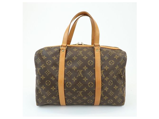 Louis Vuitton Monogram Sac Souple 35 Boston Bag Brown M41626 - vista 2