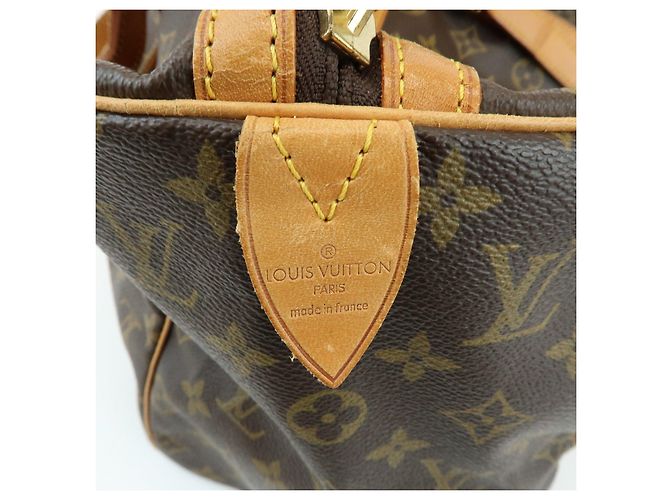 Louis Vuitton Monogram Sac Souple 35 Boston Bag Brown M41626 - vista 21