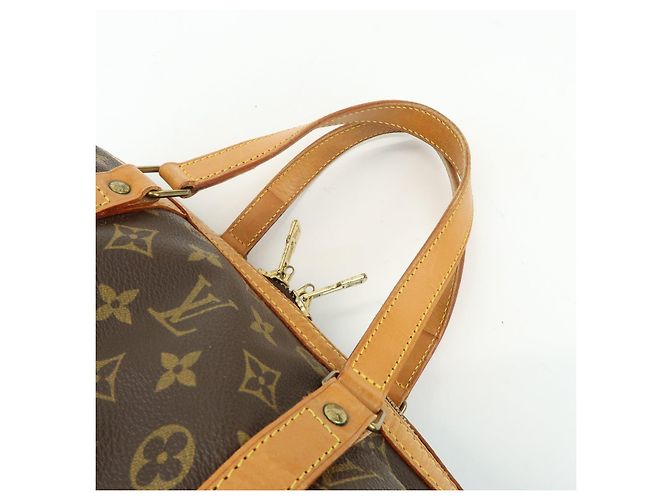 Louis Vuitton Monogram Sac Souple 35 Boston Bag Brown M41626 - vista 6