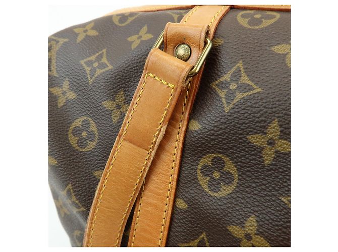 Louis Vuitton Monogram Sac Souple 35 Boston Bag Brown M41626 - vista 8