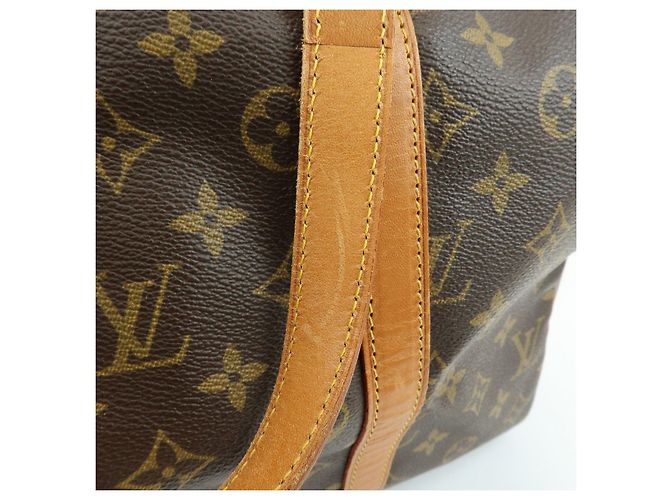 Louis Vuitton Monogram Sac Souple 35 Boston Bag Brown M41626 - vista 9