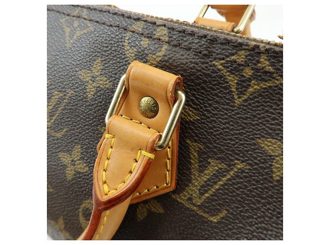 Louis Vuitton Monogram Speedy 25 Boston Bag Hand Bag Brown M41528 - vista 11