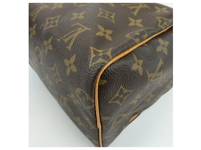Louis Vuitton Monogram Speedy 25 Boston Bag Hand Bag Brown M41528 - vista 14