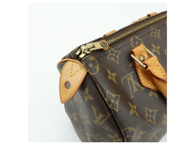 Louis Vuitton Monogram Speedy 25 Boston Bag Hand Bag Brown M41528 - vista 17