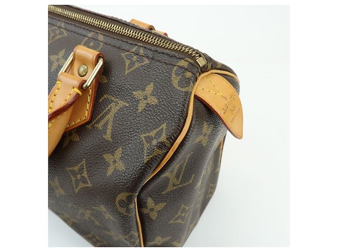 Louis Vuitton Monogram Speedy 25 Boston Bag Hand Bag Brown M41528 - vista 18