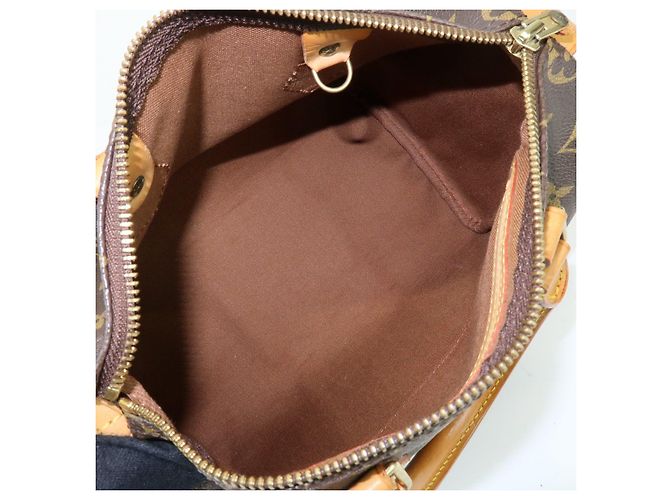 Louis Vuitton Monogram Speedy 25 Boston Bag Hand Bag Brown M41528 - vista 21
