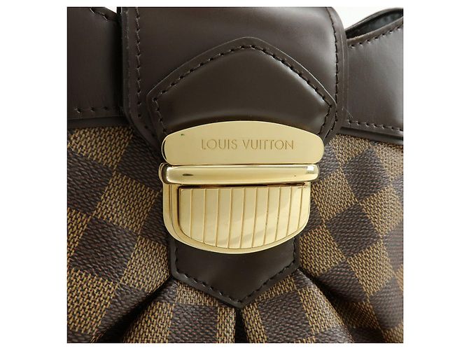 Borsa a tracolla Louis Vuitton Damier Sistina MM Damier Ebene N41541 - vista 15