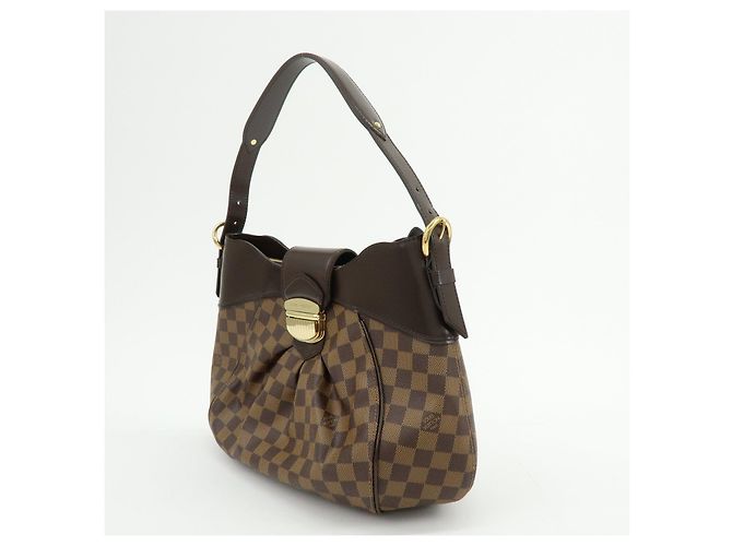 Borsa a tracolla Louis Vuitton Damier Sistina MM Damier Ebene N41541 - vista 3