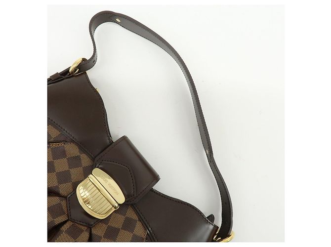 Borsa a tracolla Louis Vuitton Damier Sistina MM Damier Ebene N41541 - vista 6