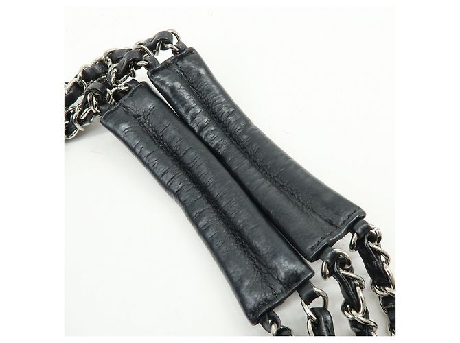 Borsa a tracolla e tote CHANEL Matelasse COCO Mark Caviarskin nera - vista 11