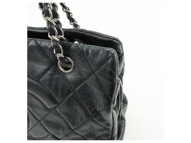 Borsa a tracolla e tote CHANEL Matelasse COCO Mark Caviarskin nera - vista 16