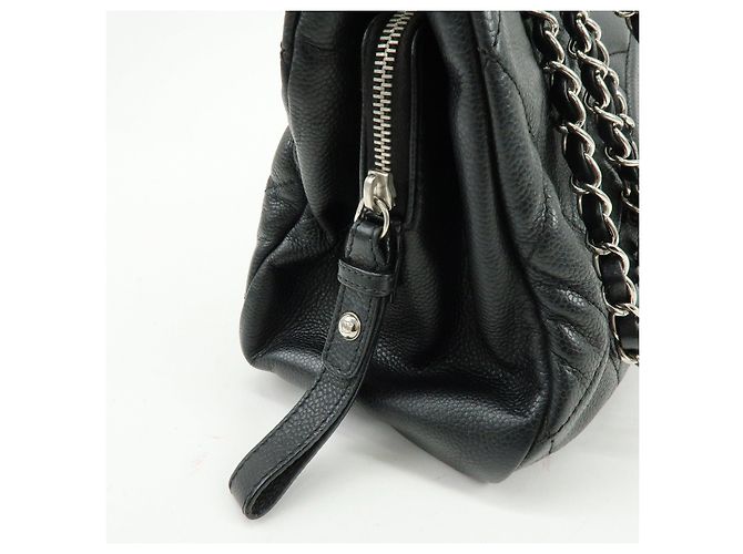 Borsa a tracolla e tote CHANEL Matelasse COCO Mark Caviarskin nera - vista 17