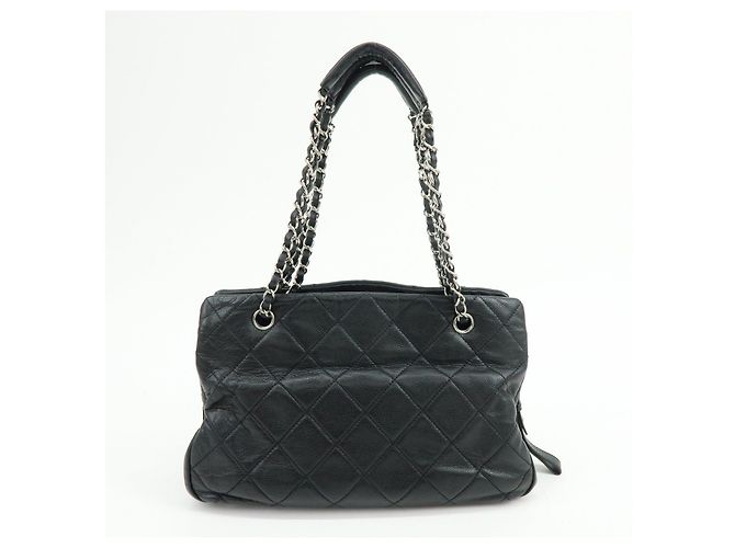 Borsa a tracolla e tote CHANEL Matelasse COCO Mark Caviarskin nera - vista 2