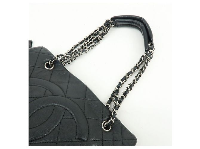 Borsa a tracolla e tote CHANEL Matelasse COCO Mark Caviarskin nera - vista 6