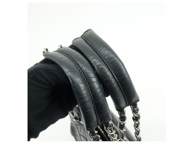 Borsa a tracolla e tote CHANEL Matelasse COCO Mark Caviarskin nera - vista 7